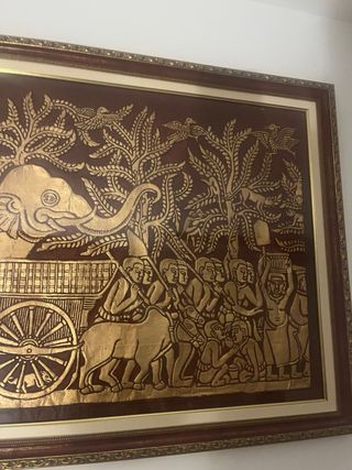 Tapiz Camboyano Antiguo