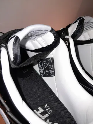 Sneakers A Bathing Ape Bape'sta Nero Bianco 43.5