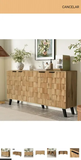 Aparador de madera nuevo