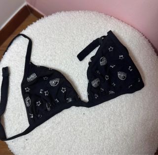 Reggiseno Chiara Ferragni nero con occhi