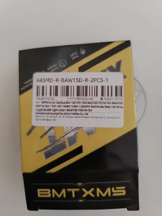 Bombilla LED BAW15D Roja