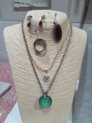 Lote 4 Gioielli in Acciaio Inossidabile