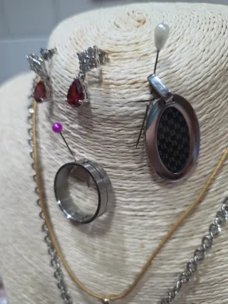 Lote 4 Gioielli in Acciaio Inossidabile