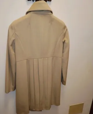 Cappotto 100% lana beige