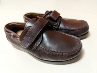 Sapatos de vela castanhos para Rapaz - Alex (T.32)