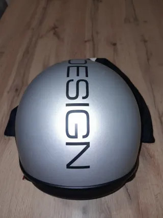 Casco Momo Design Jet X Silver Black visiera fuméé