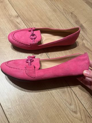 Mocasines Nine West rosas talla 37