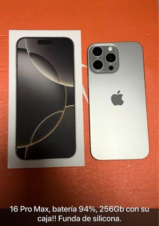 iPhone 16 Pro Max 256GB Plata 6️⃣4️⃣4️⃣6️⃣8️⃣7️⃣5️⃣0️⃣2️⃣ WhatsApp