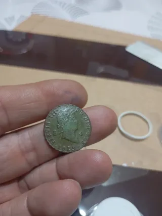 Moneda Fernando VII 4 Maravedís 1829