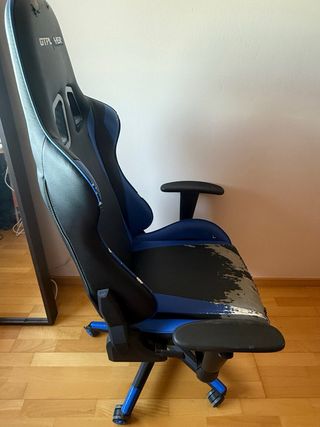 Silla Gaming GTPLAYER Azul y Negra