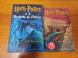 Lote de livros do Harry Potter