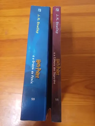 Lote de livros do Harry Potter