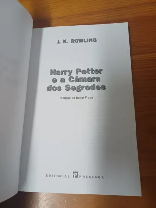Lote de livros do Harry Potter