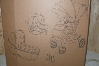 Carrinho de bebé Kinderkraft YOXI 3 em 1