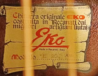 Chitarra EKO E20 XII Baritona