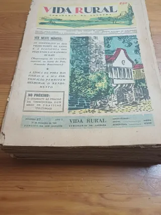 Lote Jornais Vida Rural Anos 50