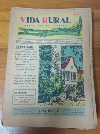 Lote Jornais Vida Rural Anos 50