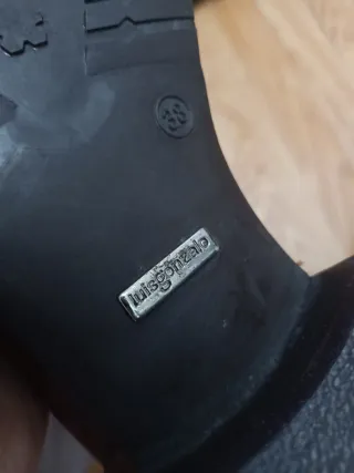 Botas altas de cuero genuino