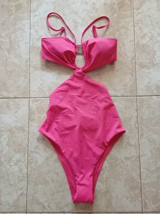 Trikini Oysho rosa talla S