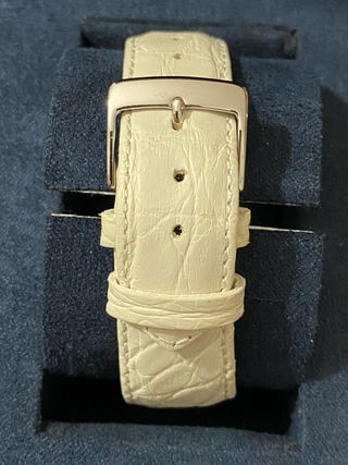 Orologio Guy Gosard Rettangolare Bianco Argento