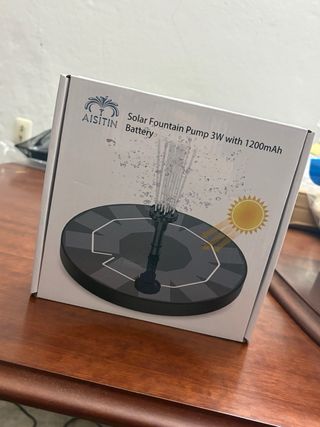 Fuente Solar AISITIN 2,5W con Batería