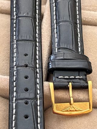 Correa reloj en piel de becerro para Longines 18mm