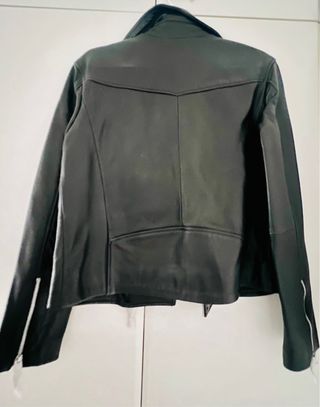 Cazadora Piel Negra Nueva