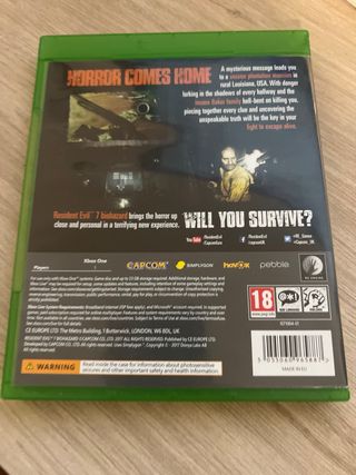 Resident Evil 7 Biohazard Xbox One