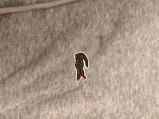 Sudadera Lacoste Gris con Cremallera