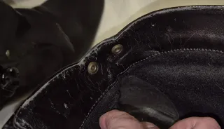 Botines negros de piel