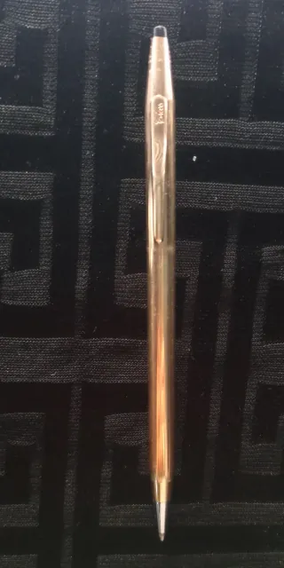 Bolígrafo CROSS de 14 kt .Elegante Estuche Incluid