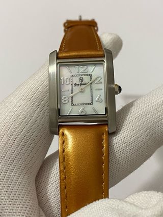 Orologio Guy Gosard Rettangolare Pelle Marrone