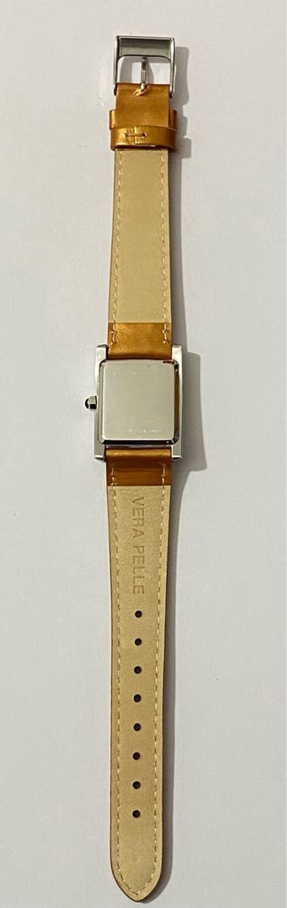 Orologio Guy Gosard Rettangolare Pelle Marrone