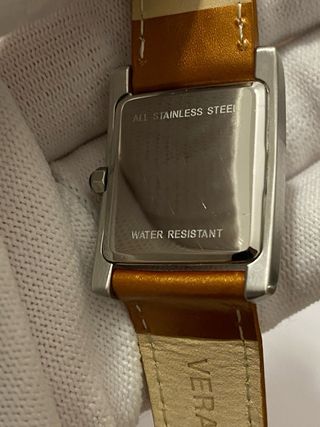 Orologio Guy Gosard Rettangolare Pelle Marrone