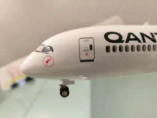 Maqueta Avión Boeing 787 Qantas