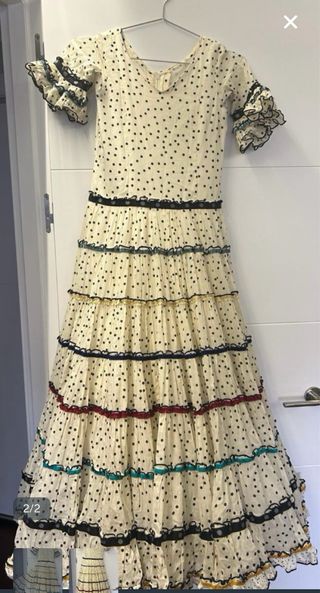 Traje Flamenca Niña Pol Núñez T-10-12