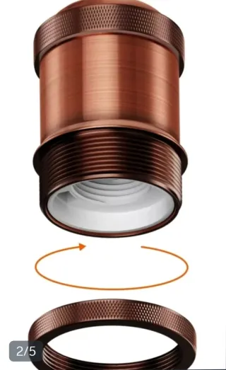 Kit portalámparas 2m con interruptor