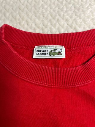 Lacoste Oversize Sweatshirt Classic Style Retro