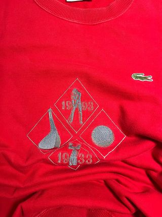 Lacoste Oversize Sweatshirt Classic Style Retro