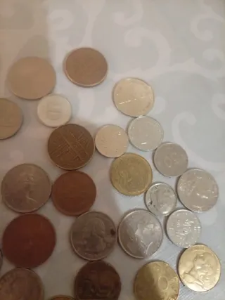 Lote de monedas antiguas