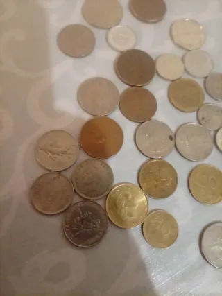 Lote de monedas antiguas