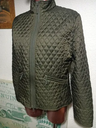 Chaqueta Barbour acolchada verde