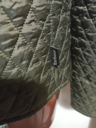 Chaqueta Barbour acolchada verde