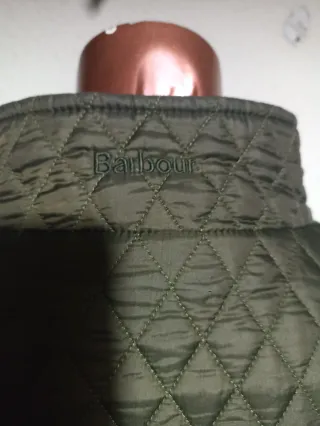 Chaqueta Barbour acolchada verde