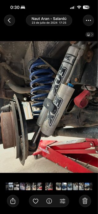 Amortiguadores Fox Performance 2.0 botella y regul