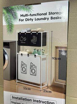 Carrello porta biancheria salvaspazio