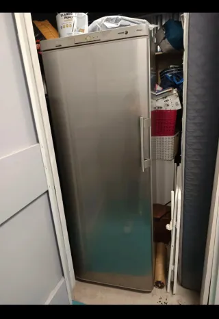 Nevera Fagor plateada