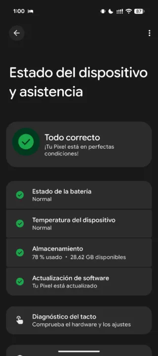 Google pixel 9a 128gb en perfecto estado funciona
