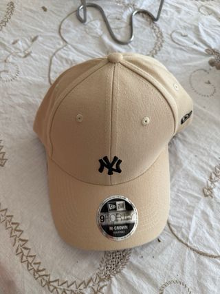 Gorra New Era Beige Yankees 9FORTY
