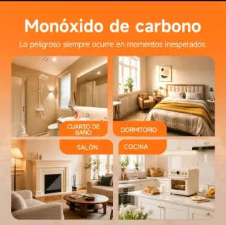 Alarma Monóxido Carbono Heiman